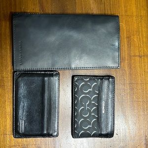 Coach and perry ellis LOT OF 3